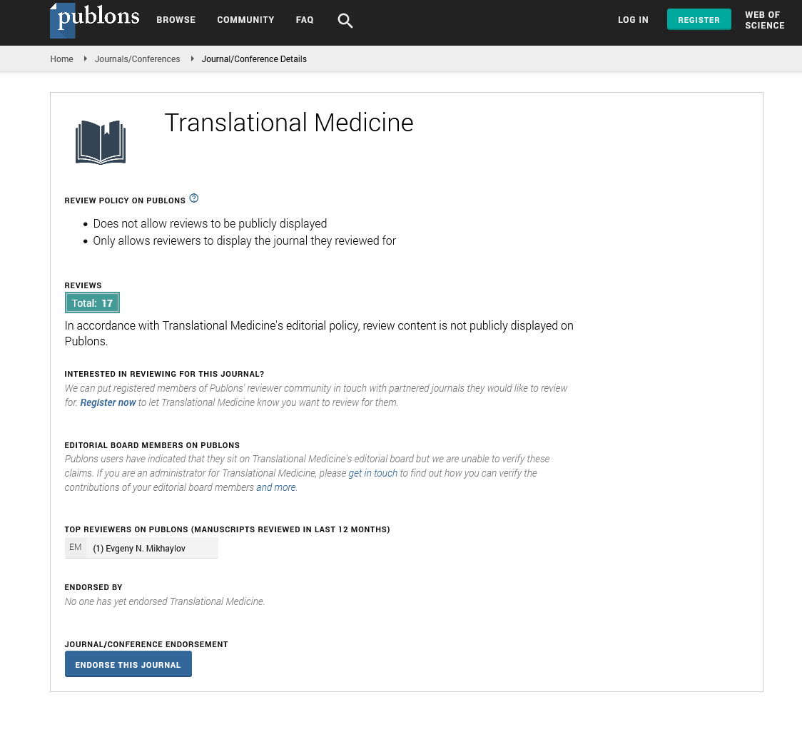 Translational Medicine
