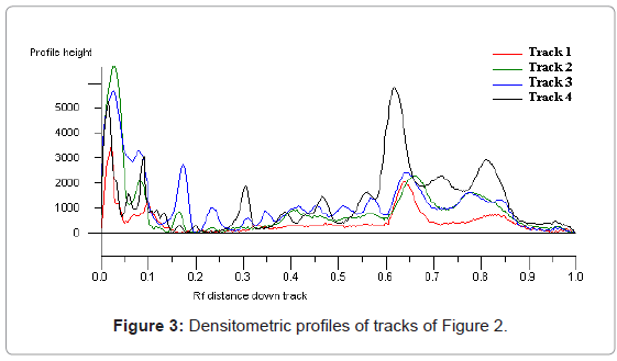 chromatography-separation-techniques-Densitometric-profiles-tracks